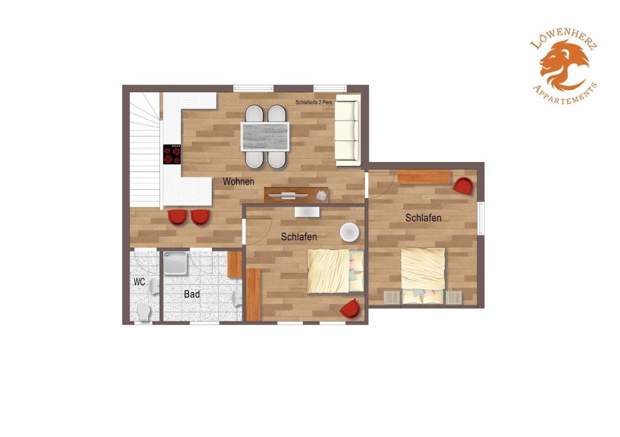 Loewenherz Appartements Bad Bentheim Zewnętrze zdjęcie